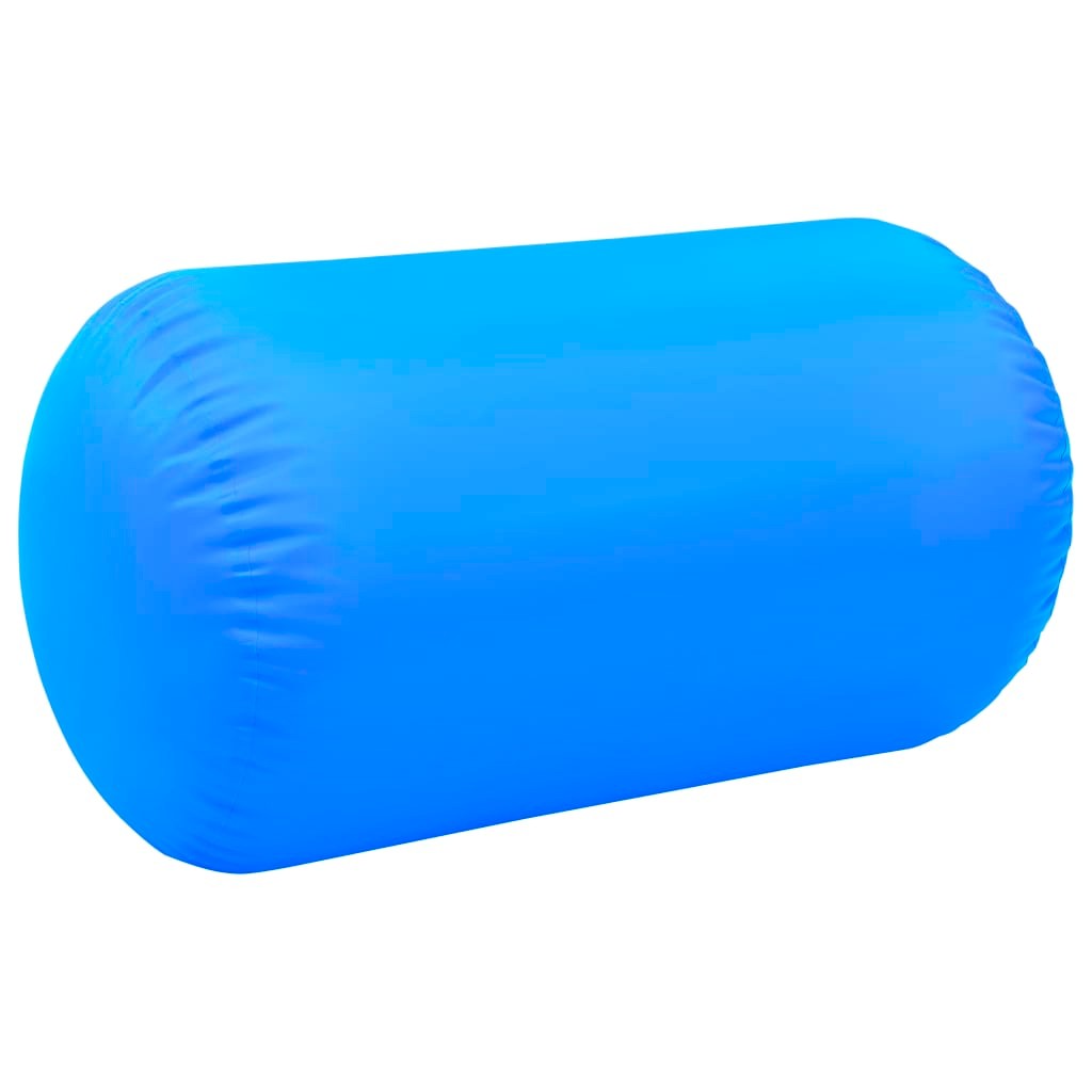 Inflatable Gymnastic Roll with Pump 100x60 cm PVC Blue 18 Inflatable Gymnastic Roll with Pump 100x60 cm PVC Blue